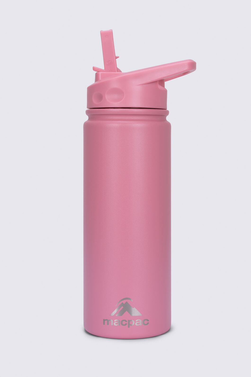Macpac Insulated Wide Mouth Bottle with Straw Lid &mdash; 530ml, Mauveglow, hi-res