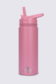 Macpac Insulated Wide Mouth Bottle with Straw Lid &mdash; 530ml, Mauveglow, hi-res