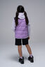 Macpac Kids' Halo Down Vest, Asphalt/African Violet, hi-res
