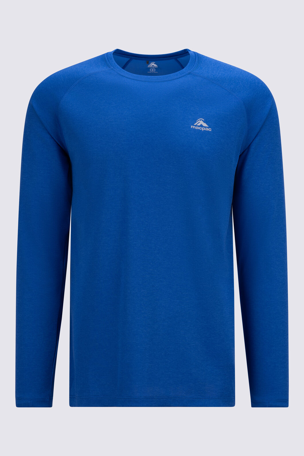 Macpac Men's Cass Long-Sleeve T-Shirt, Surf the Web Marle, hi-res