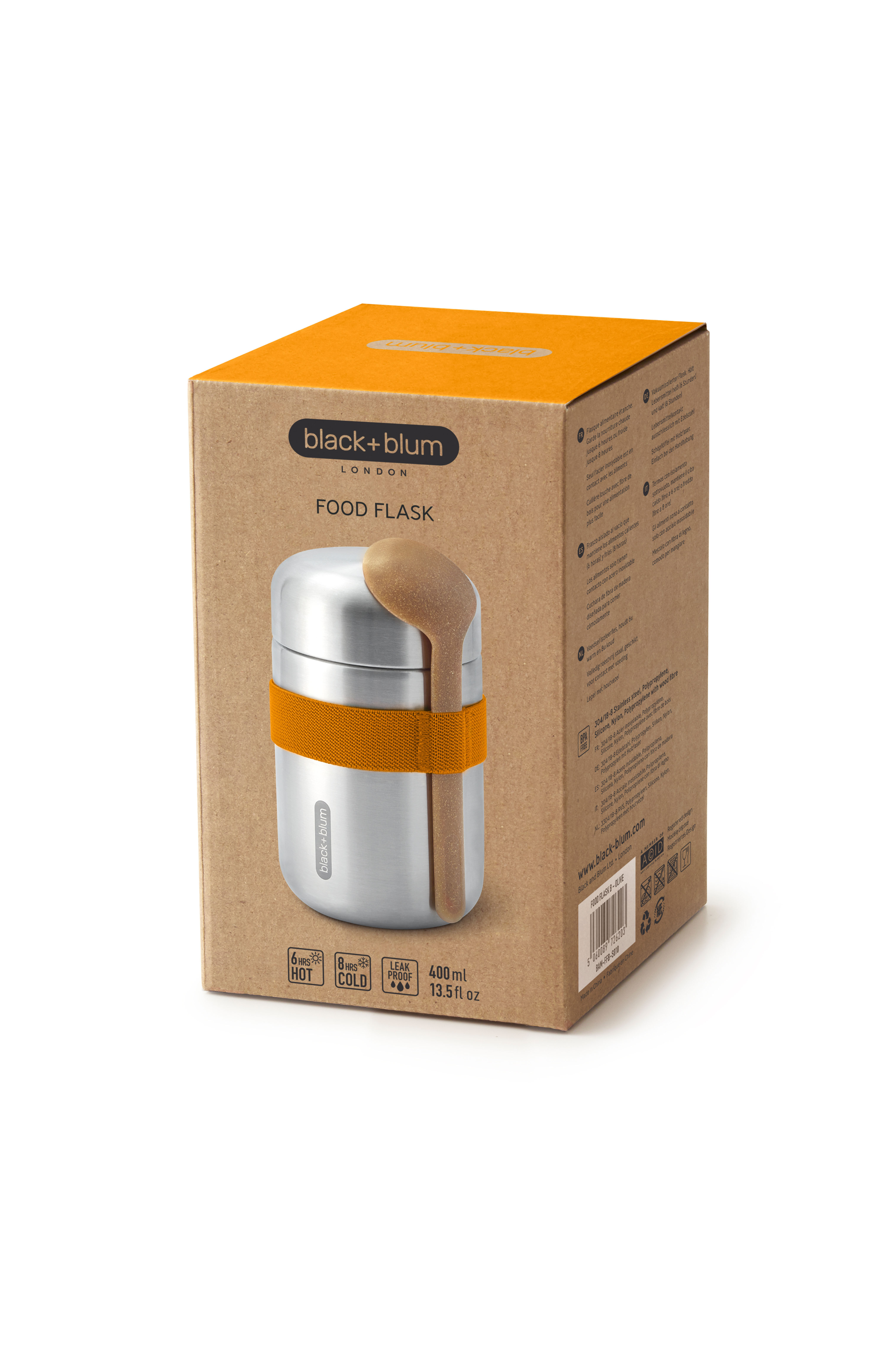 Black Blum Food Flask 400ml Macpac