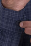 Macpac Men's Travel Lite Long Sleeve Shirt, Black Iris Check, hi-res