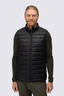 Macpac Men's Uber Light Down Vest ♺, Black, hi-res