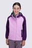 Macpac Kids&rsquo; Crosswinds Rain Jacket, Plum/Orchid, hi-res