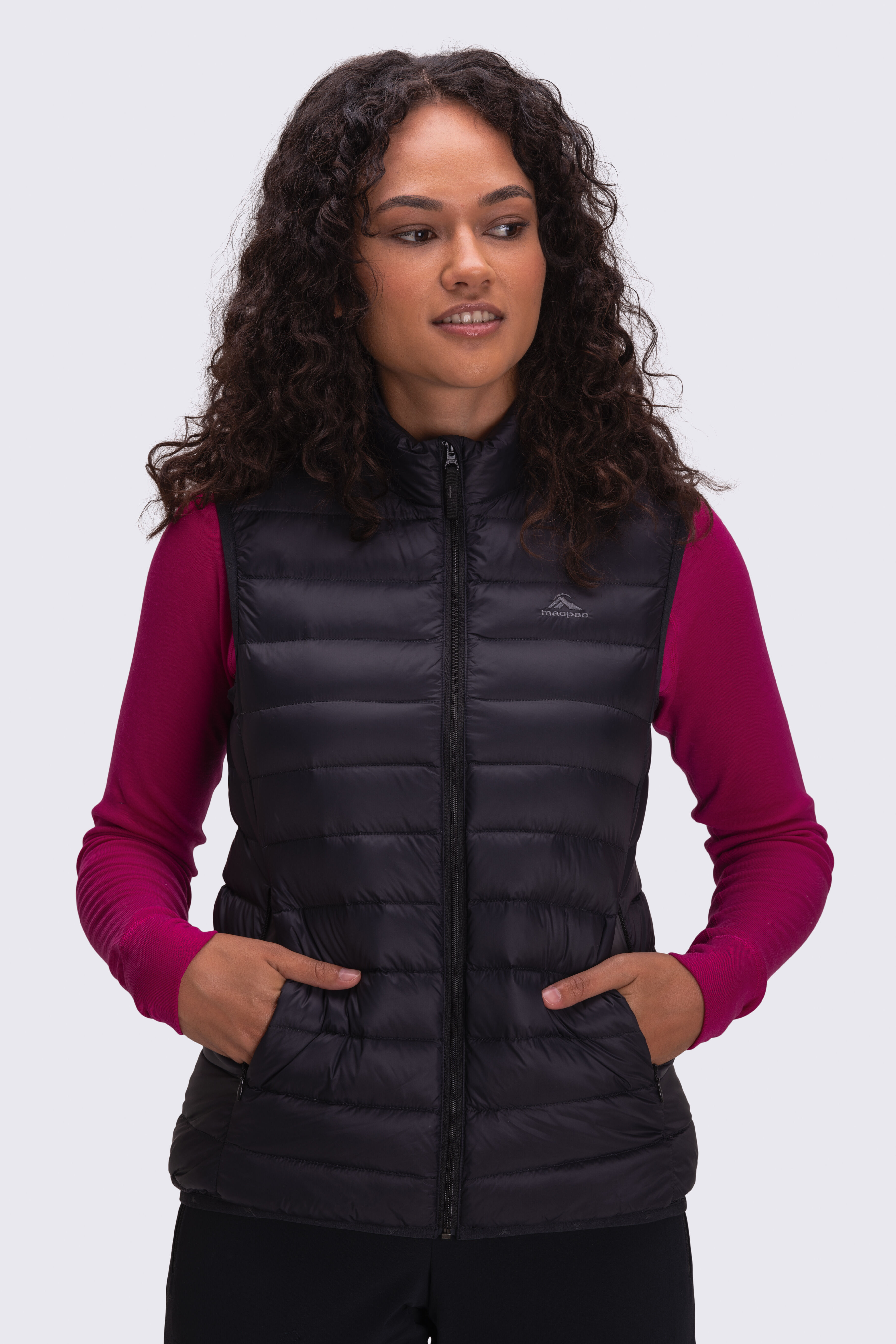 Goose down vest women's hot sale