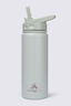 Macpac Insulated Wide Mouth Bottle with Straw Lid &mdash; 530ml, Sage Green, hi-res