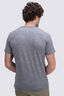 Macpac Men's 180 Merino T-Shirt, Grey Marle/Red Barn, hi-res