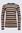 Macpac Kids' 220 Merino Long Sleeve Top, Bering Sea/Flame Orange Stripe, hi-res