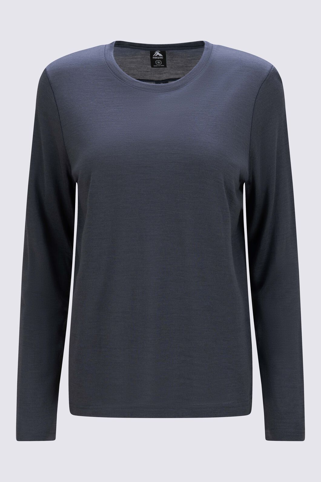 Macpac Women&rsquo;s Orton Merino Blend Long Sleeve Crew, Odyssey, hi-res