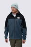 Macpac Men's Heritage Windproof Fleece Jacket, Black/Midnight Navy, hi-res