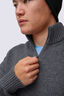 Macpac Men's Hearth Merino Pullover, Charcoal Marle, hi-res