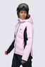 Macpac Women's Carve Ski Jacket, Black/Festival Bloom, hi-res