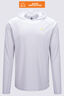 Macpac Men's Trail Long Sleeve Hooded T-Shirt, Dawn Blue, hi-res