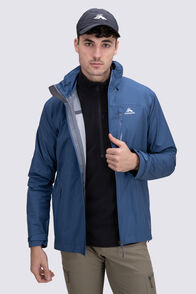 Macpac Men's Traverse Rain Jacket, Ensign Blue, hi-res