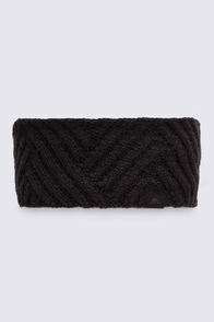 Macpac Criss Cross Headband, Black, hi-res