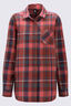 Macpac Women's Sutherland Shirt, Hot Chocolate Plaid, hi-res