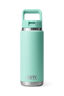 YETI® Rambler® Bottle with Straw Cap — 26 oz, SEAFOAM, hi-res