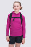 Macpac Kids' UPF Hooded Long sleeve T-shirt, Festival Fuchsia, hi-res