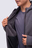 Macpac Mens Mountain Hooded Fleece Jacket, Forged Iron, hi-res