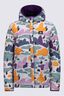 Macpac Kids' Pulsar Alpha Hooded Insulated Jacket, Plum/Print, hi-res