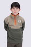 Macpac Kids' Originals Fleece Pullover, Beetle/Kelp, hi-res