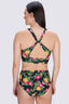Macpac Women's Reversible Bikini Top, Black/Tahitian Dream, hi-res