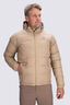 Macpac Men's Halo Hooded Down Jacket ♺, Cornstalk/Caribou, hi-res