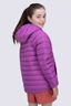 Macpac Kids' Uber Light Hooded Down Jacket, Cattleya Orchid, hi-res
