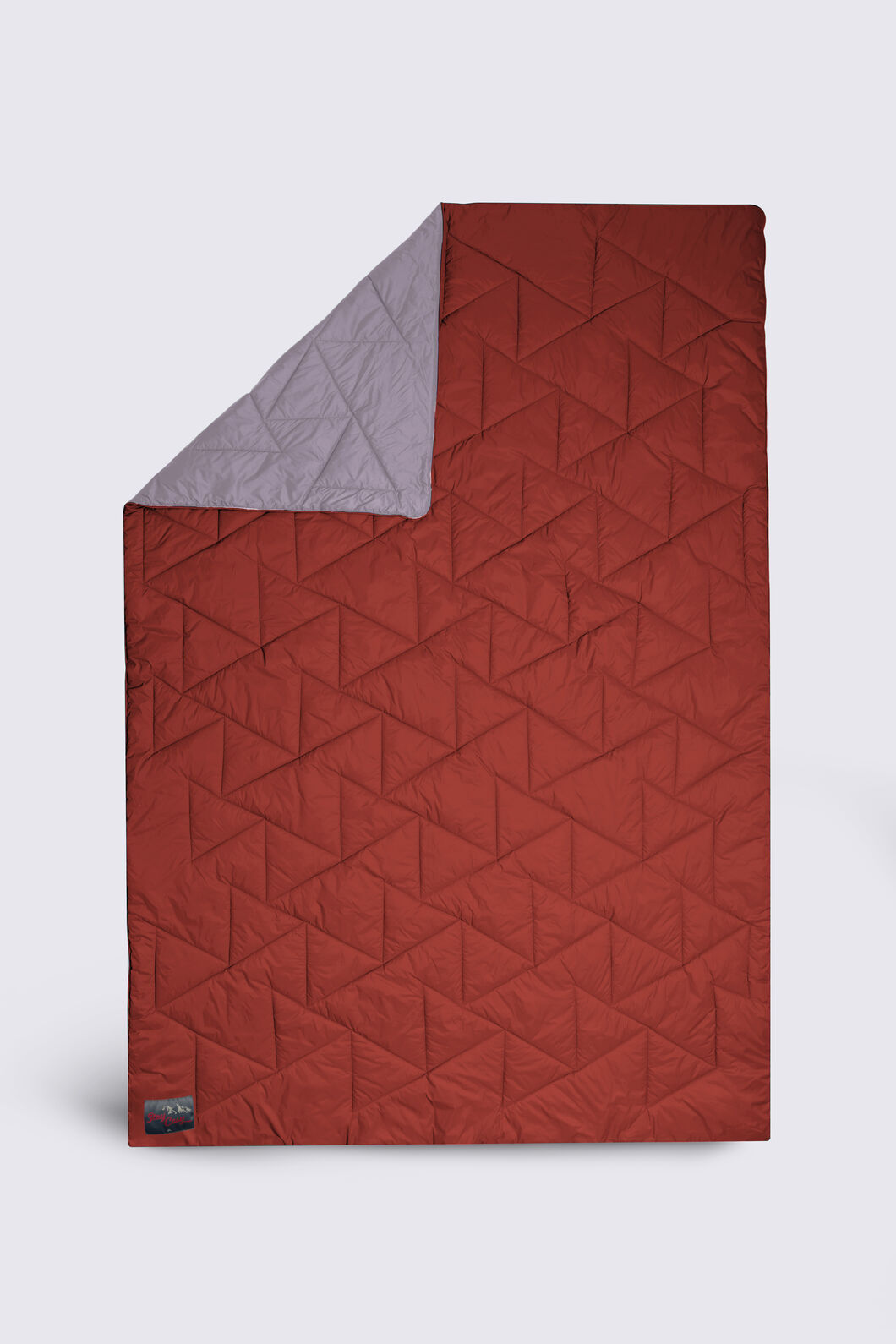 Macpac Uber Synthetic Quilt, Red Ochre/Grey, hi-res