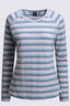 Macpac Women's Ella 180 Merino Long Sleeve T-Shirt, Arona Stripe, hi-res