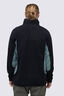 Macpac Men&rsquo;s Heritage Fleece Pullover, Black/North Atlantic, hi-res