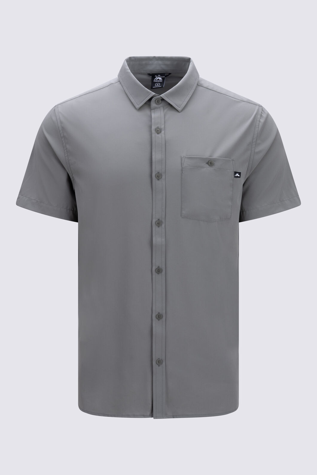 Macpac Men's Eclipse Short-Sleeve Shirt, Agave, hi-res