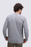 Macpac Men's Graphic Fairtrade Organic Cotton Long Sleeve T-Shirt, Grey Marle, hi-res