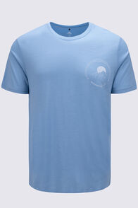 Macpac Mountain Badge 180 Merino T-Shirt, Glacier Lake, hi-res