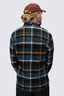 Macpac Men's Sutherland Slim Flannel Shirt, Midnight Navy Plaid, hi-res