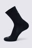Macpac Footprint Sock, Black, hi-res