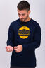 Macpac Men's Retro Graphic Long Sleeve T-Shirt, Navy, hi-res