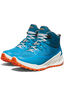 Keen Women's Zionic WP Mid Running Shoes, Fjord Blue/Tangerine, hi-res