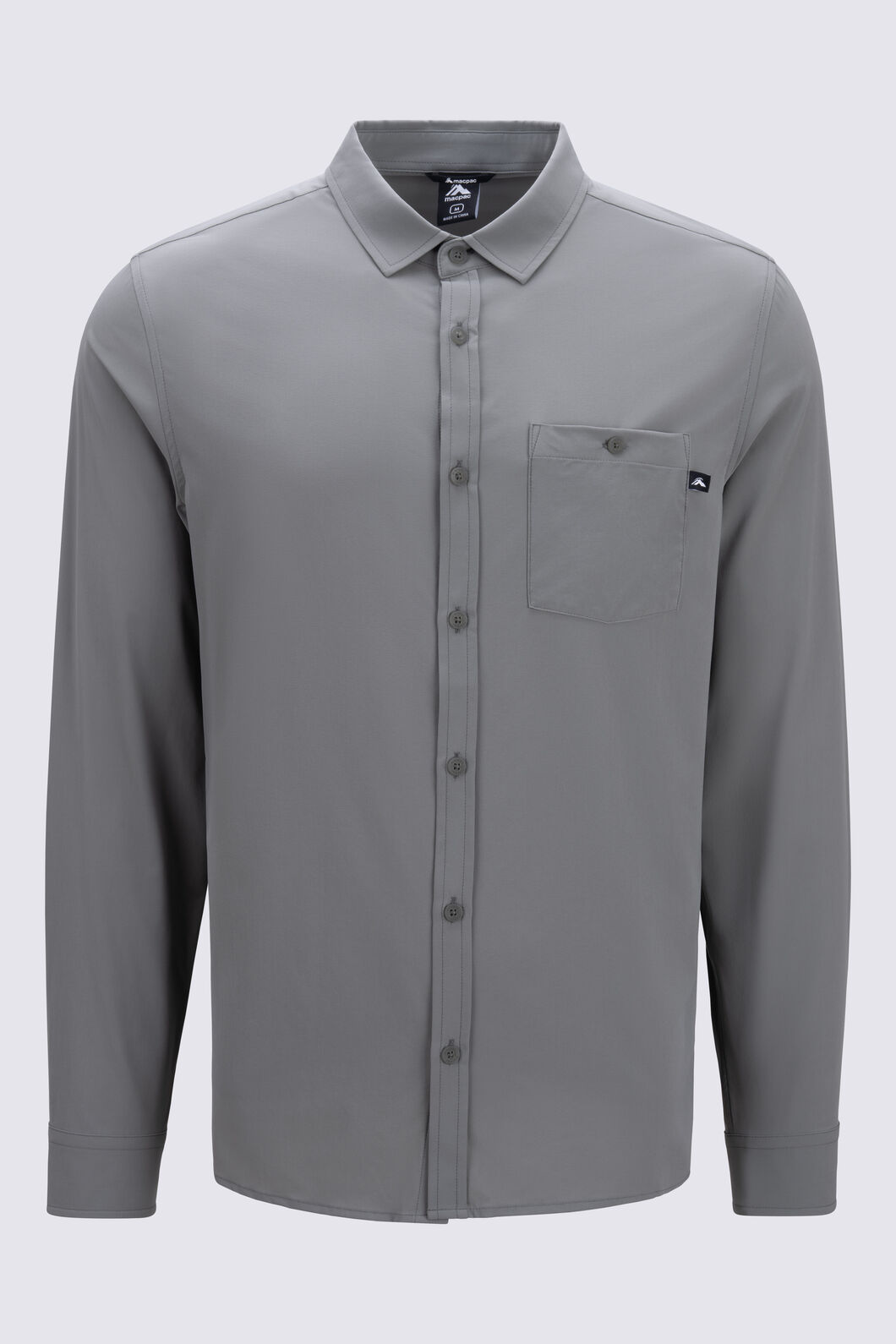 Macpac Men's Eclipse Long-Sleeve Shirt, Agave, hi-res