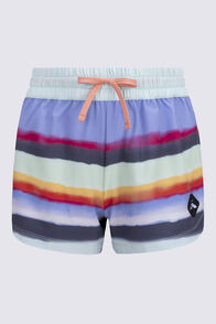 Macpac Girls Swim Shorts, Sunburst Print, hi-res