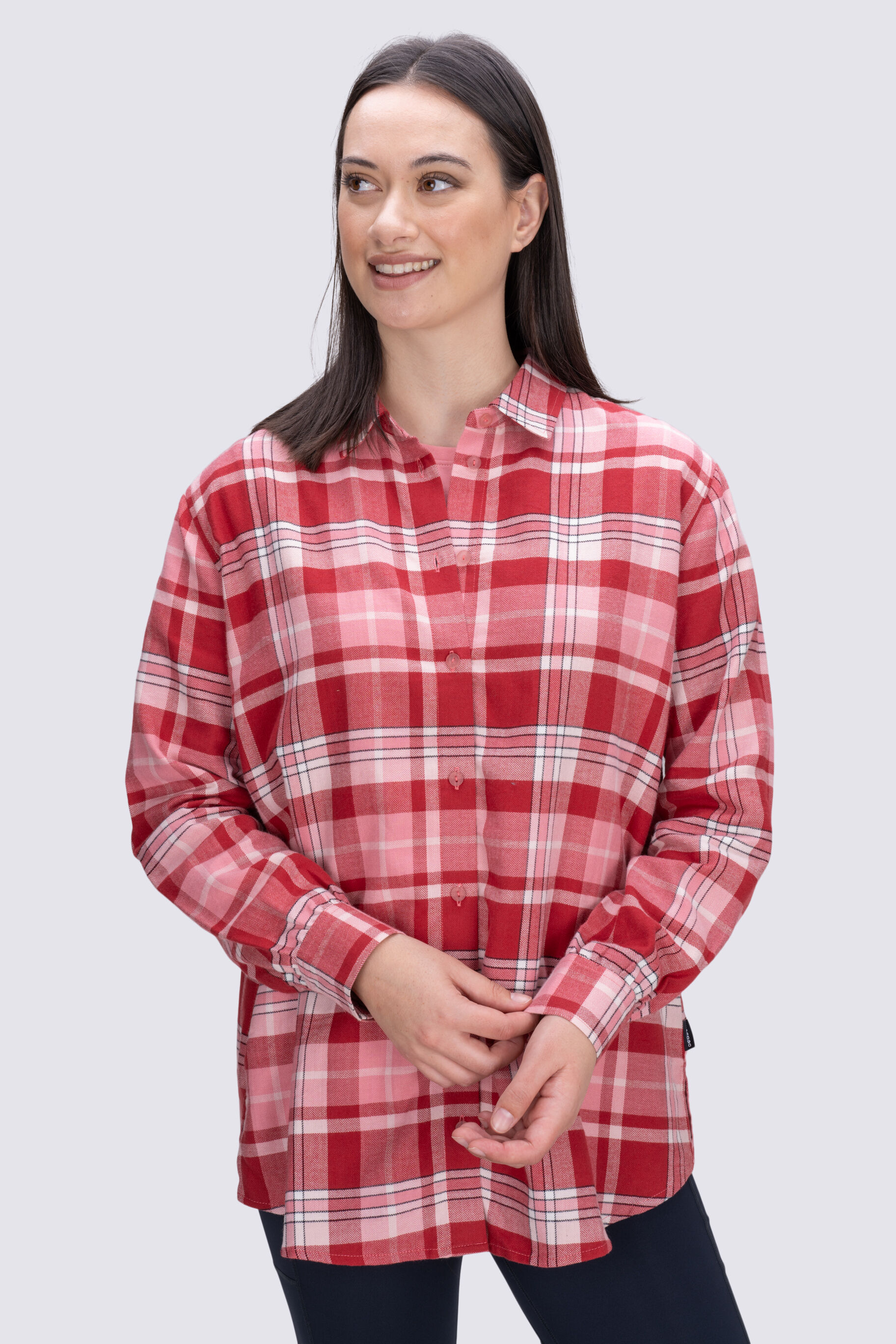 Women's pullover flannel shirt on sale