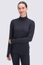 Macpac Women's Prothermal Fleece Top, Black, hi-res