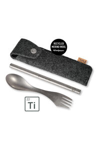 Light My Fire Titanium Spork´n Straw Kit, Silver, hi-res