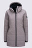 Macpac Women's Odyssey Hooded Insulated Coat, Shale, hi-res
