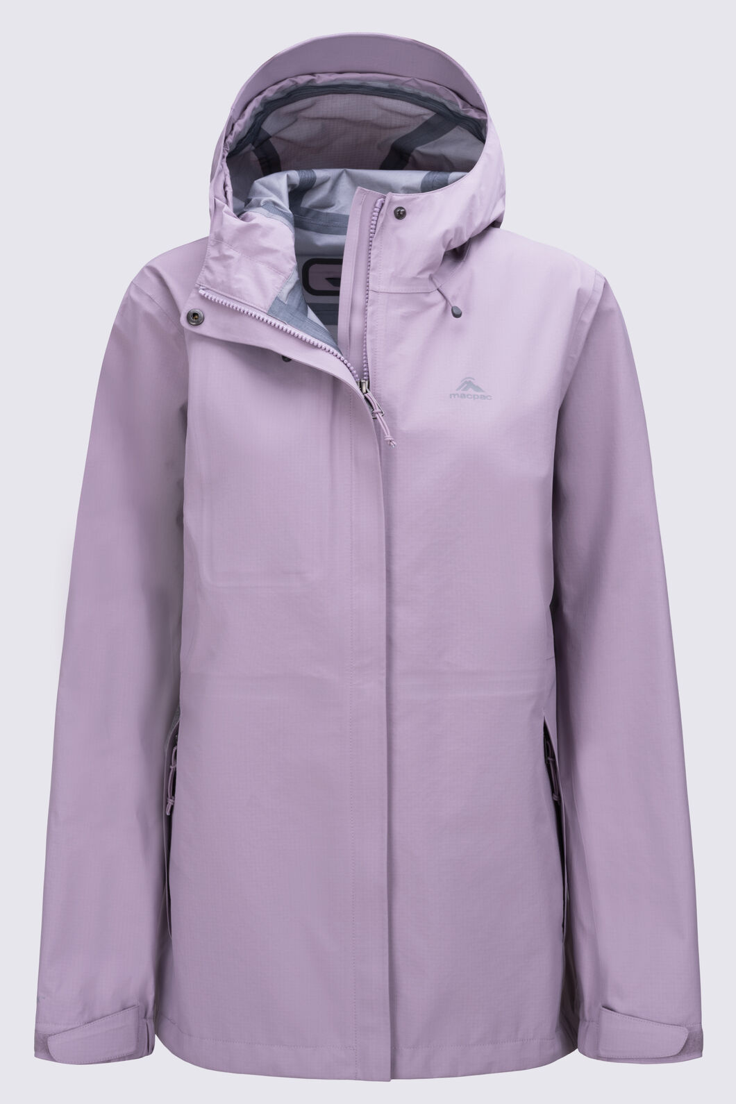 Macpac Women's Tempest Rain Jacket, Seafog, hi-res