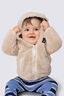 Macpac Baby Acorn Fleece Jacket, French Oak, hi-res