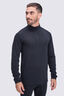 Macpac Men's Prothermal Fleece Top, Black, hi-res