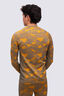 Macpac Men's Brunner Base Layer Long Sleeve Top, Urban Chic/Pumpkin Spice, hi-res