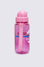 Macpac Kids' Water Bottle &mdash; 400ml, Retro Logo Raspberry, hi-res