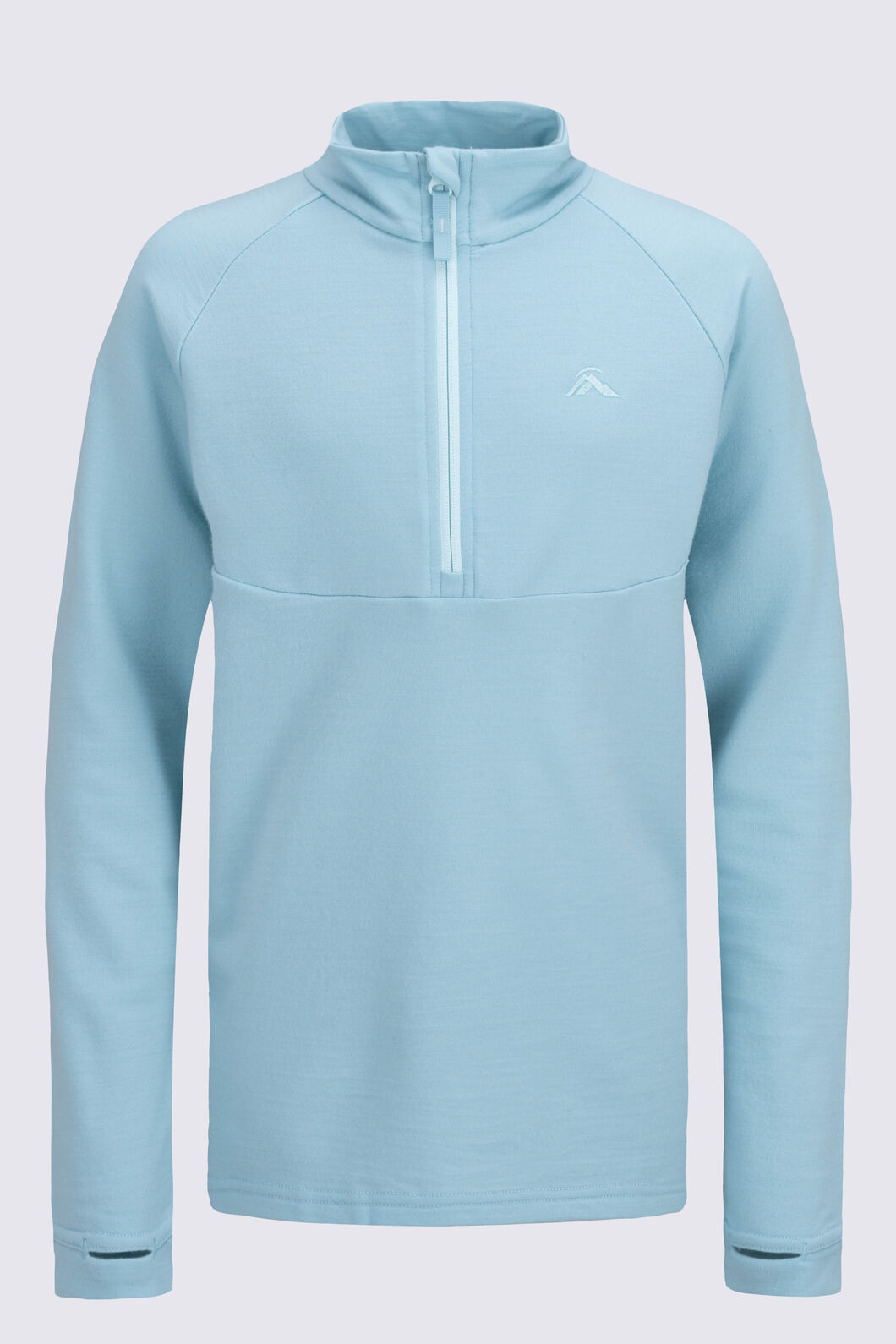 Macpac Kids' 280 Merino Pullover, Aqua Haze, hi-res